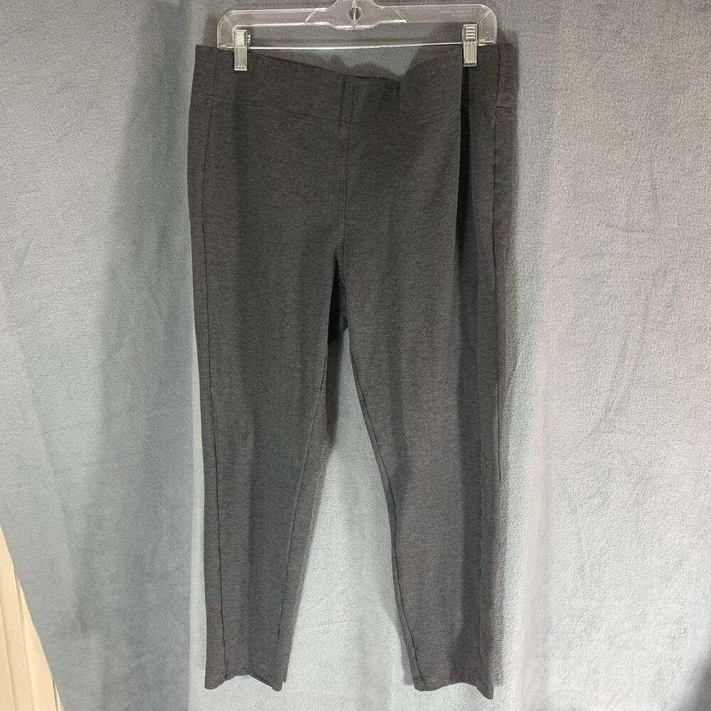 Loft Leggings Womens Size XL Gray High Rise Elastic Waistband Yoga Sports Lounge